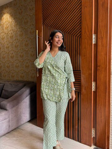 Angrakha Cotton Coordset