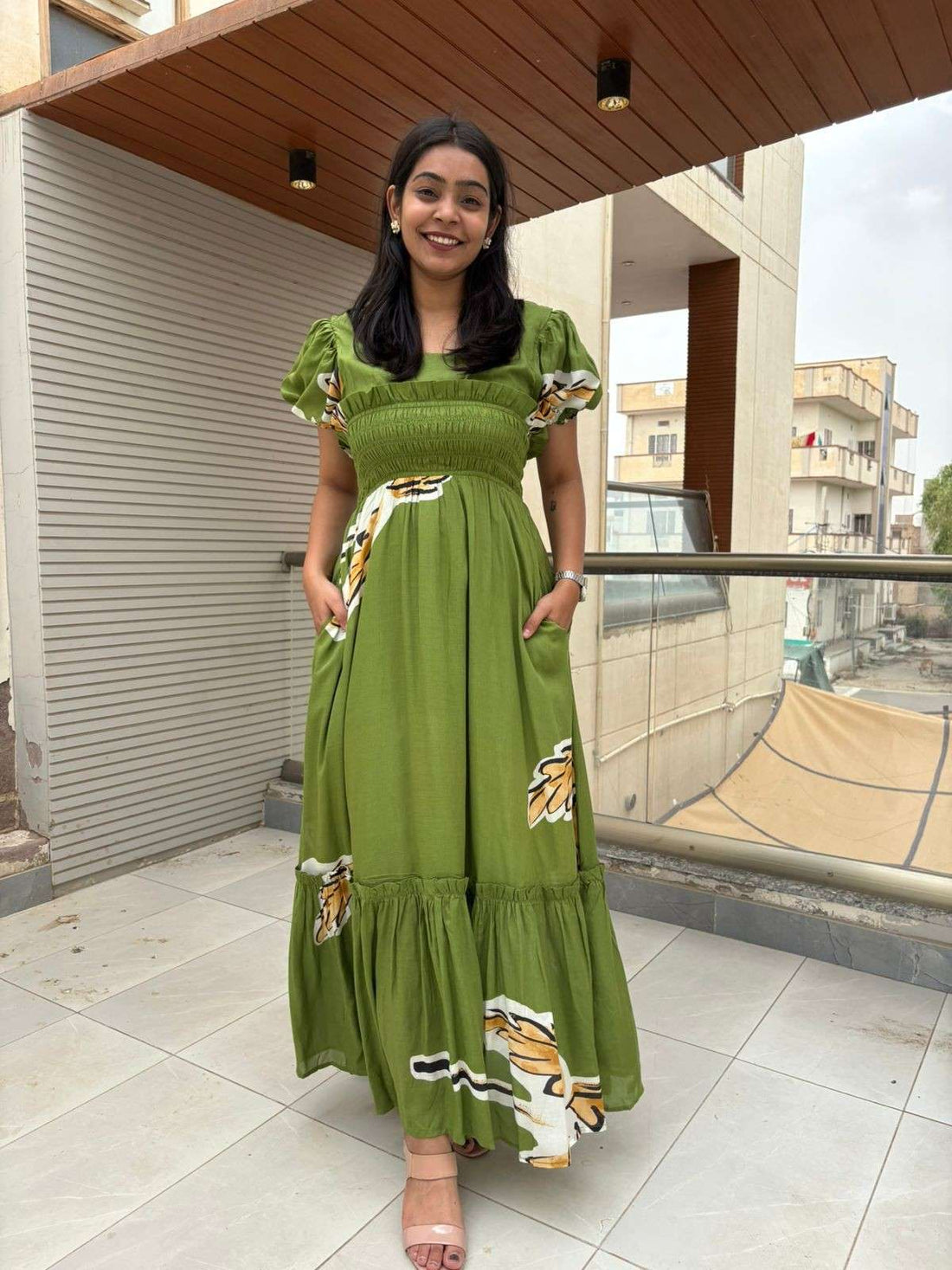 Cotton Printed Dress