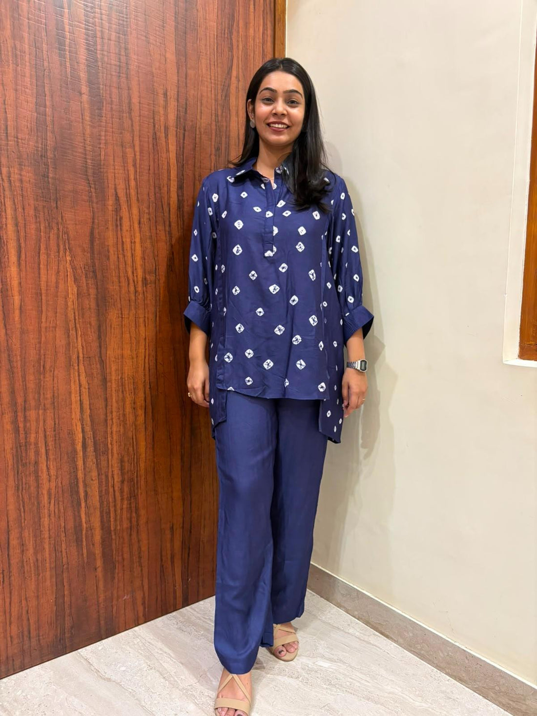 Bandhani Muslin coordset
