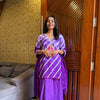 Noor leheriya Plazo coordset