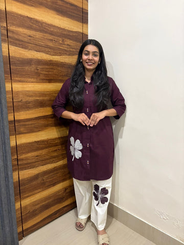 Cotton Patch Embroidered coordset