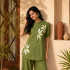 Cotton embroidered coordset