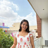 Cotton peplum top