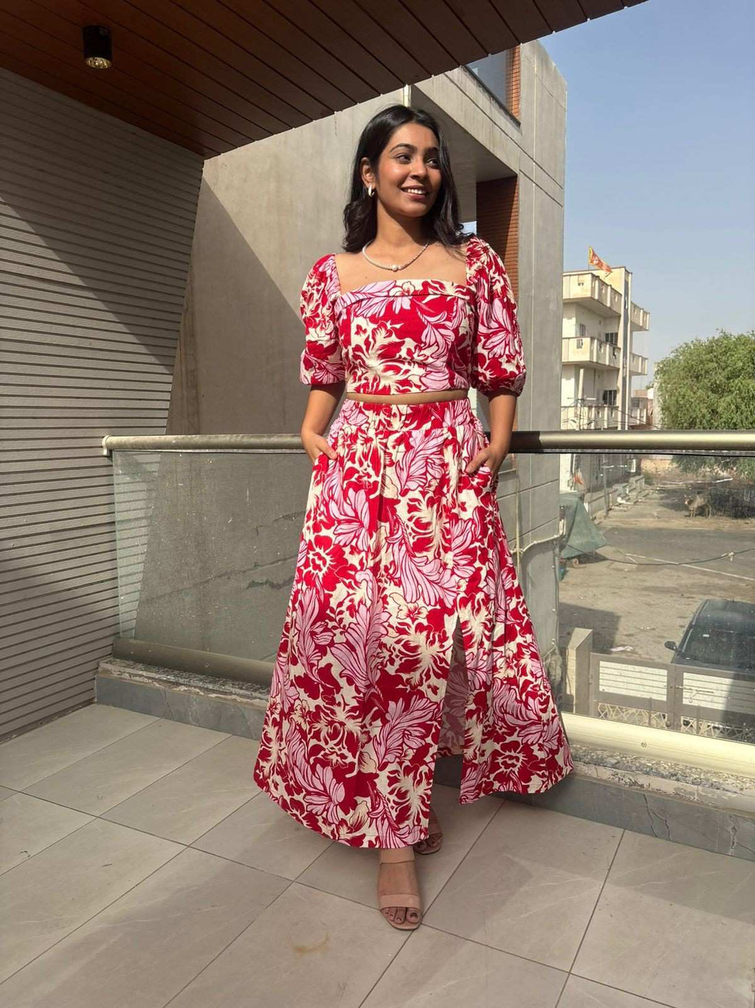 Printed Skirt cooordset