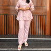 Aarohi Chanderi 3pc Coord Set- Baby Pink
