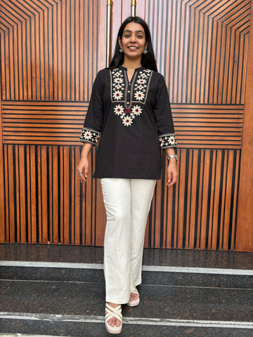 Phooleri Khadi Tunic