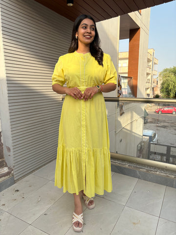 The Chetna Dress- Subtle Neon