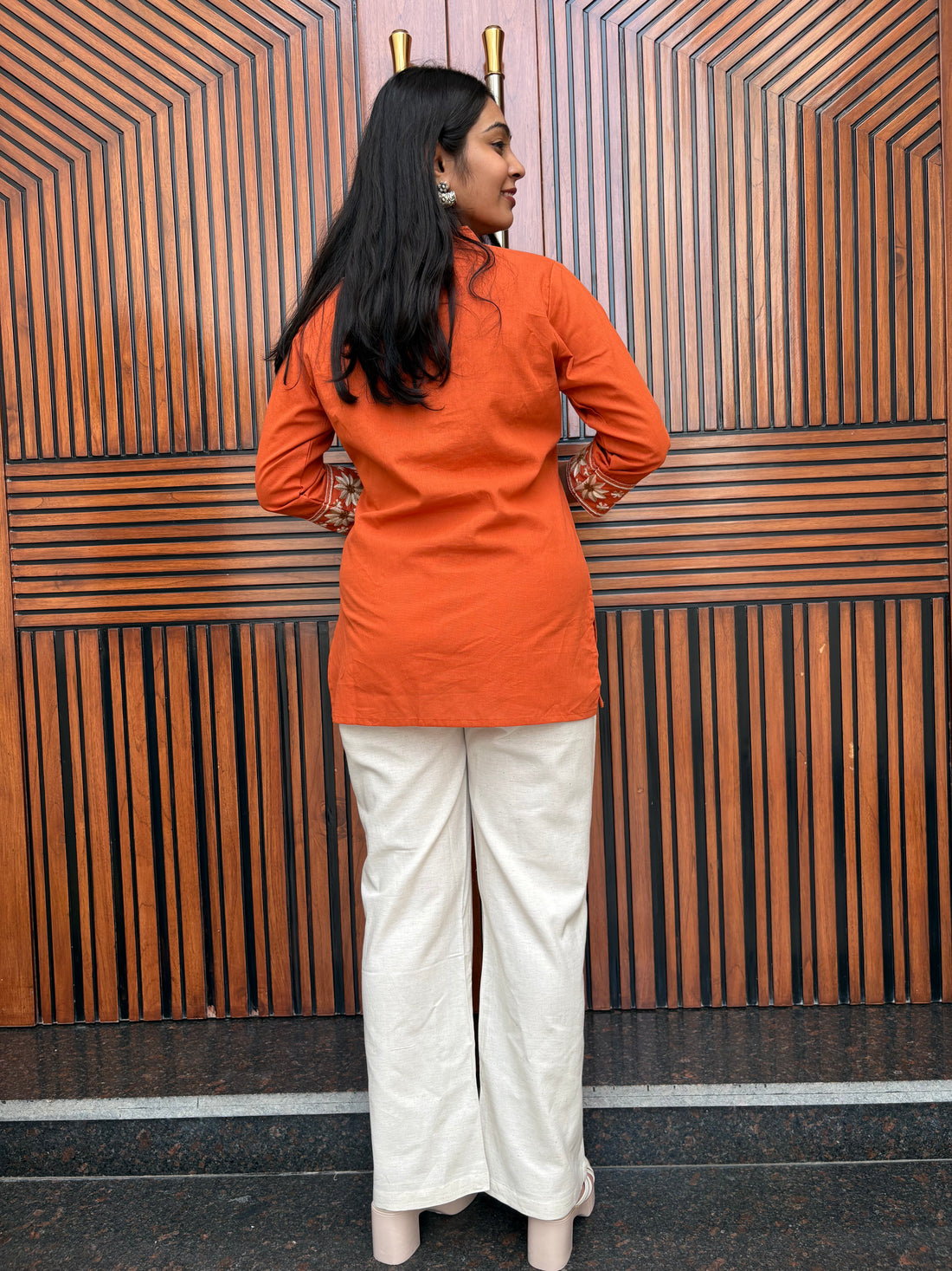 Phooleri Khadi Tunic