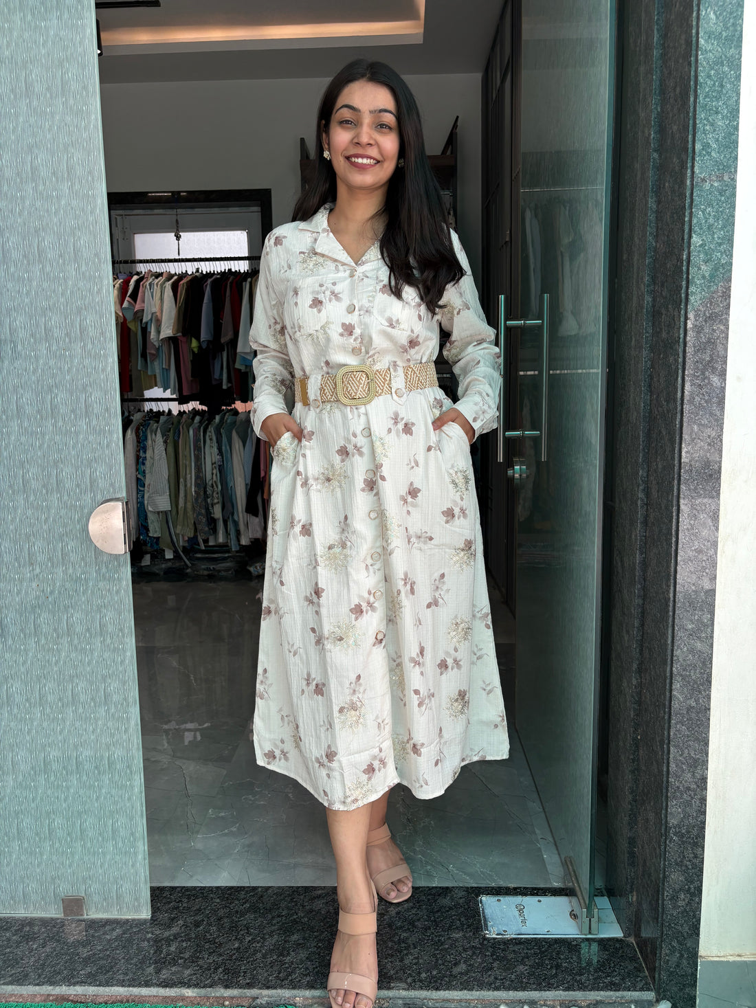 Flower print Dress