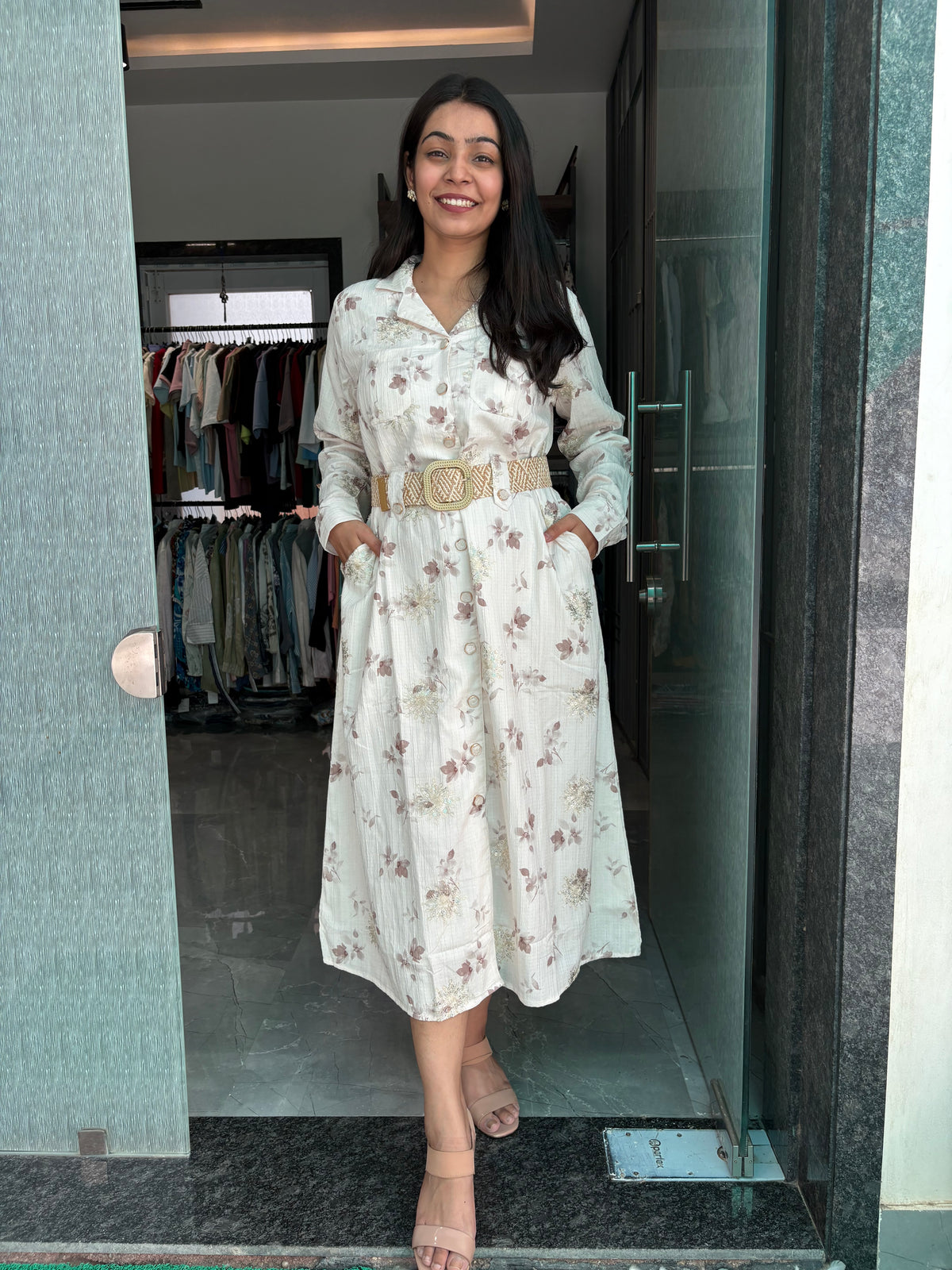 Flower print Dress