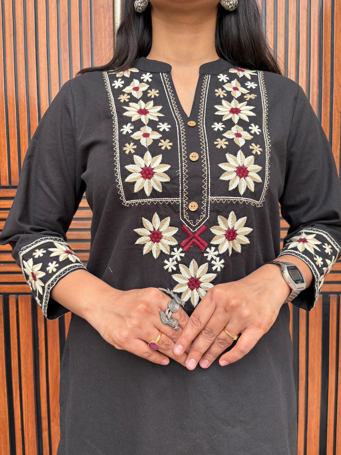 Phooleri Khadi Tunic