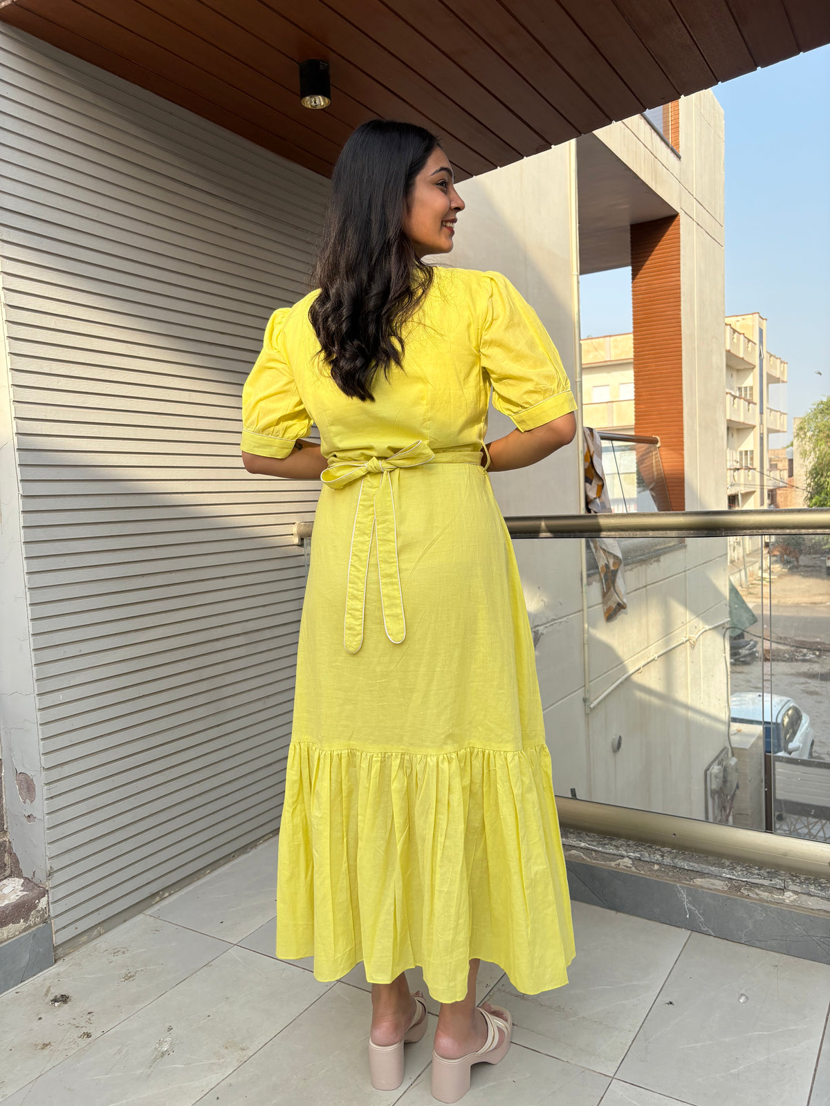 The Chetna Dress- Subtle Neon