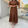 The Chetna Dress- Brown