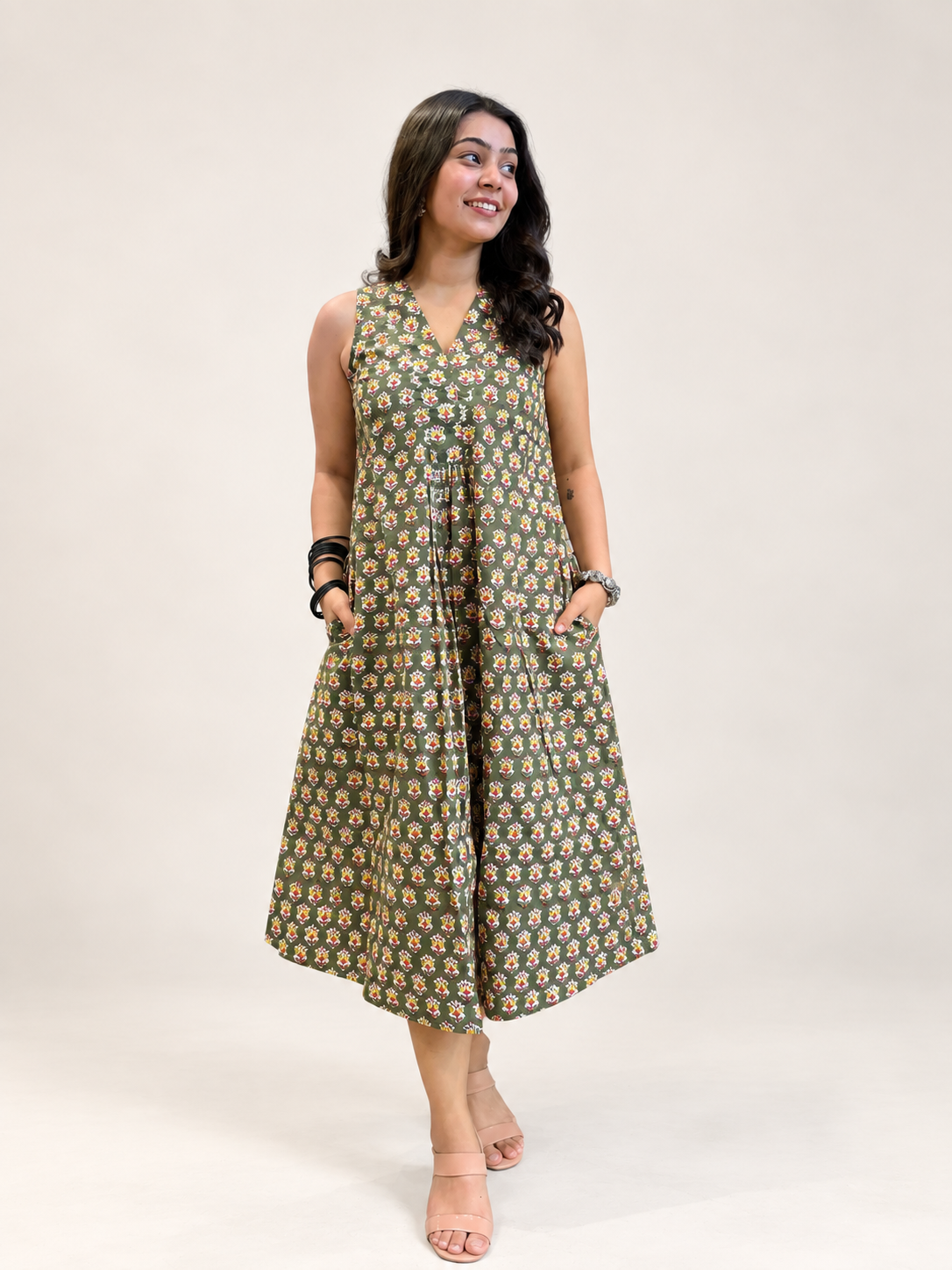 Ishara Nakhrali A-line Dress