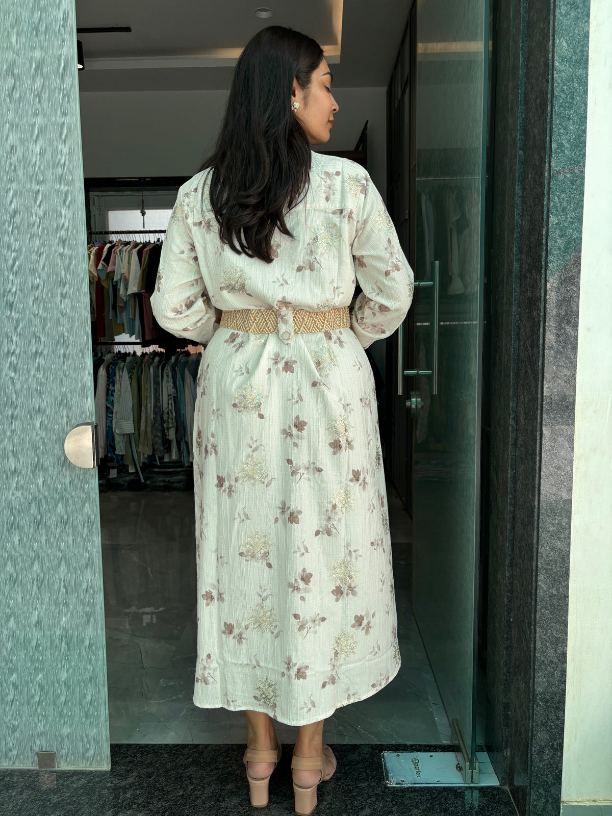 Flower print Dress