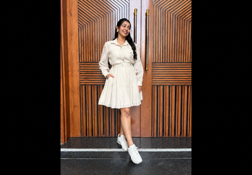 Chanderi Short skirt set