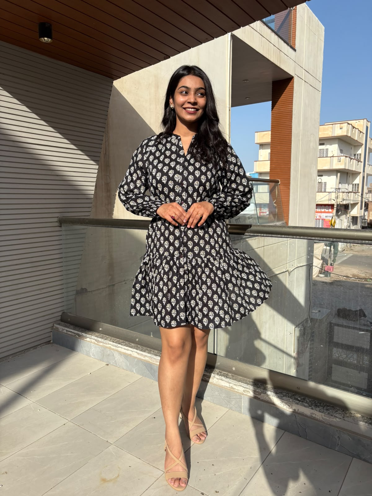 Cotton printed Dress