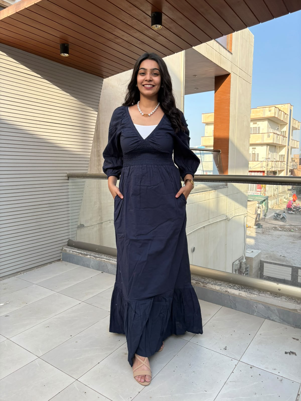 Cotton Solid Midi