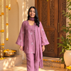 Poo Chanderi 3pc Dupatta Set- Soft Pink