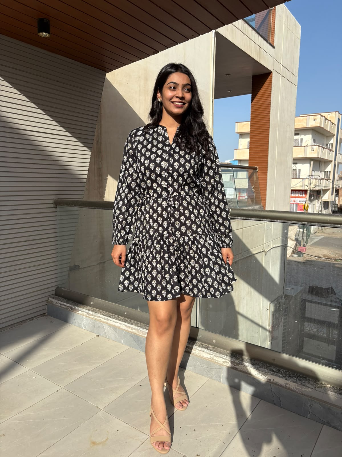Cotton printed Dress